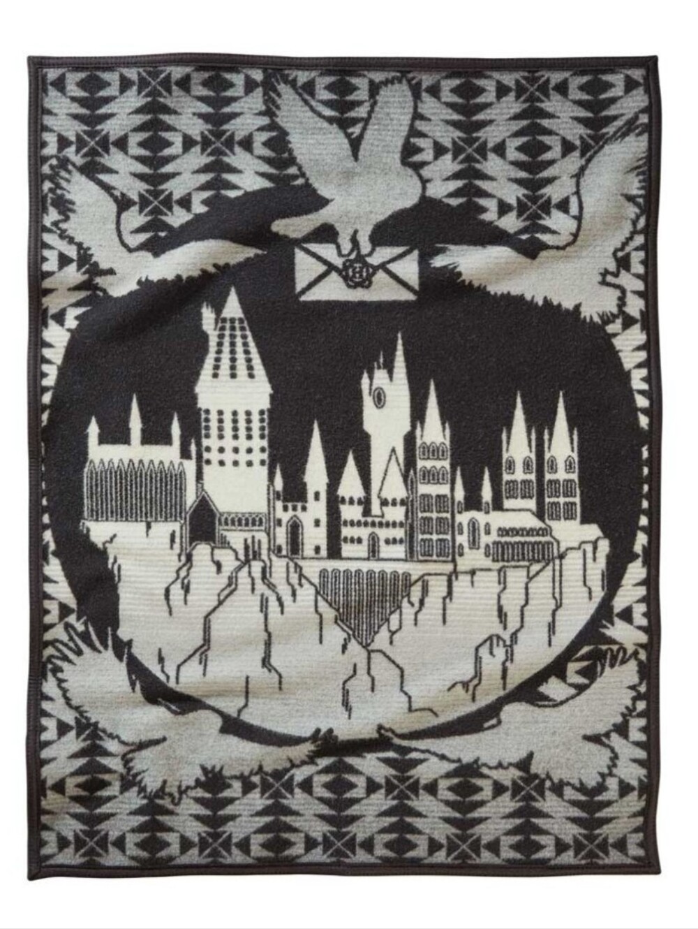 Pendleton Harry Potter Hogwarts Throw Wool Blanket Rare Made In USA
